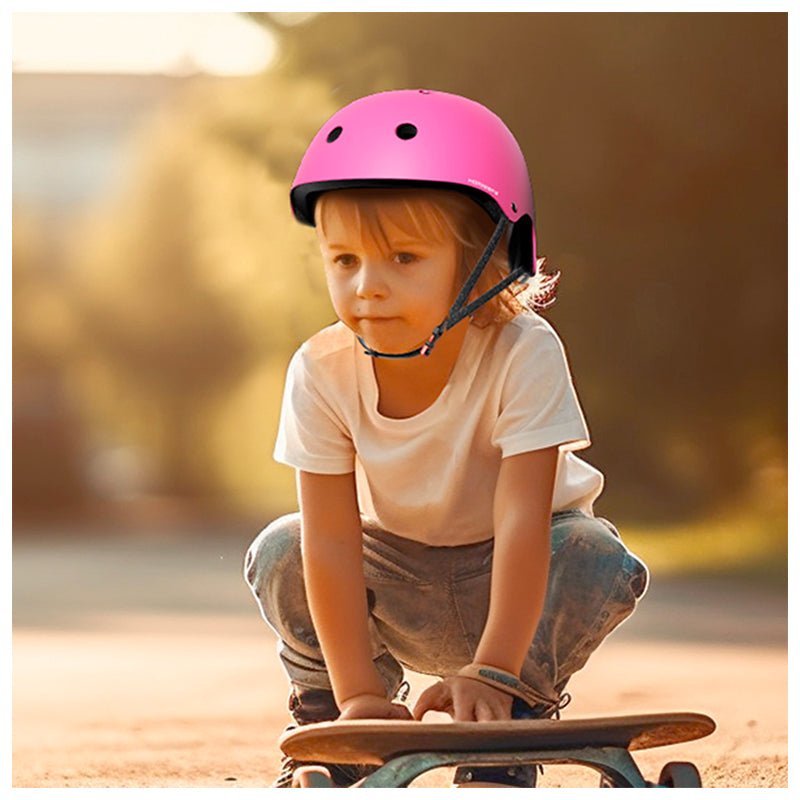 SET DE PROTECCIÓN NIÑA ROSADO CASCO RODILLERA CODERA MUÑEQUERA - 3