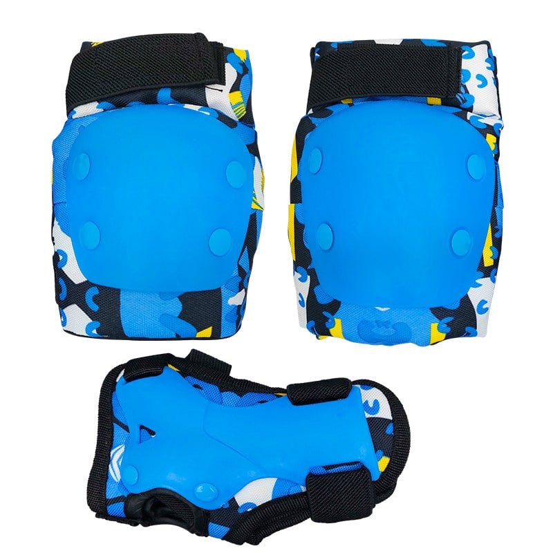 SET DE PROTECCIÓN AZUL NIÑOS CODERA RODILLERA MUÑEQUERA - 2