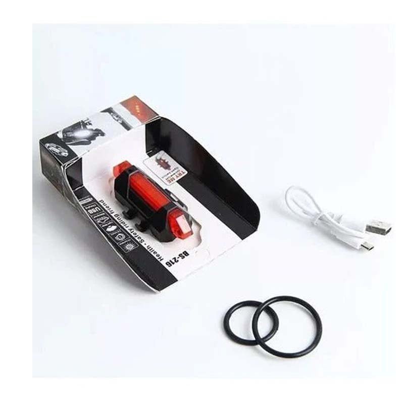 LUCES LED RECARGABLE USB PARA BICICLETA COLORES - 2