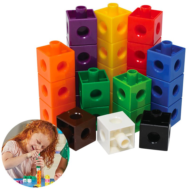 CUBOS MULTIENCAJE UNIFIX 100 PIEZAS NIÑOS APRENDIZAJE - 1