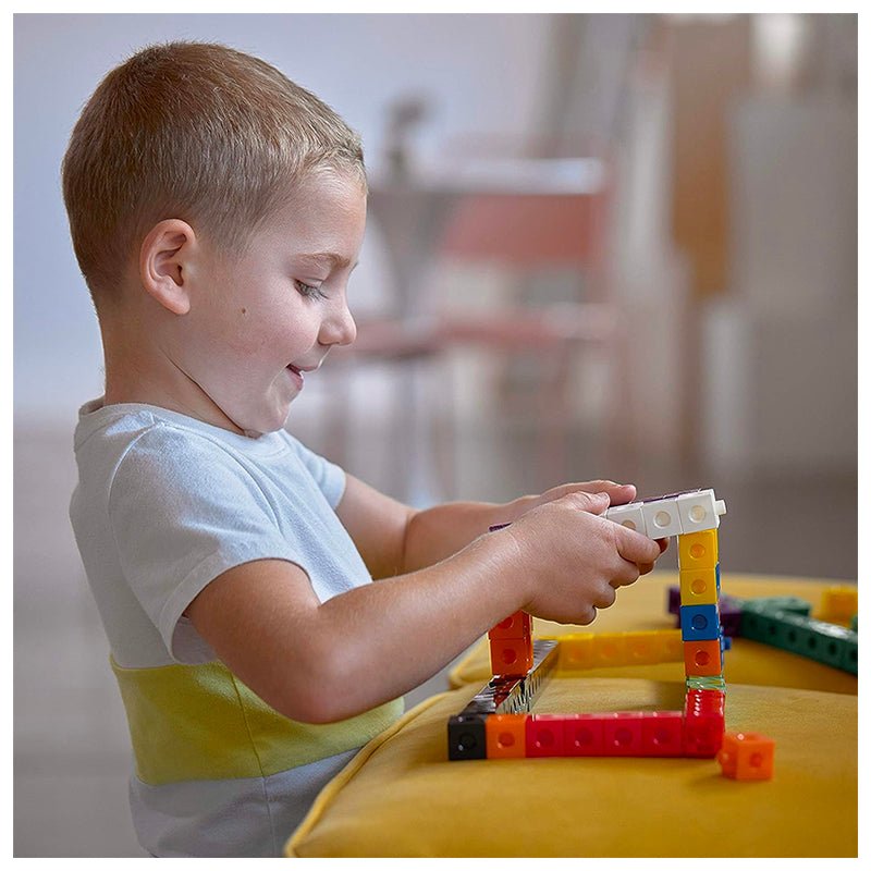 CUBOS MULTIENCAJE UNIFIX 100 PIEZAS NIÑOS APRENDIZAJE - 2