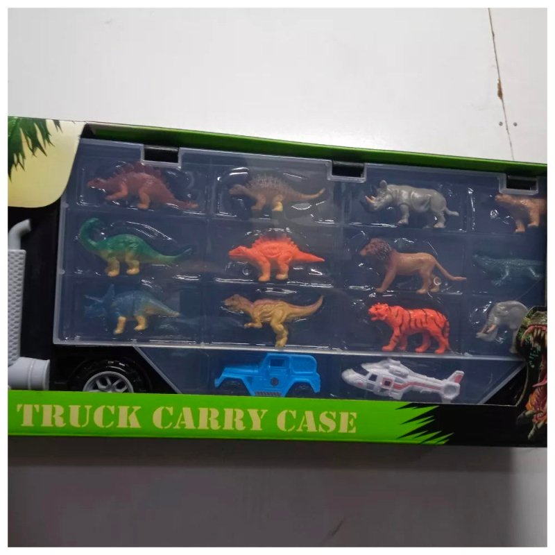 CAMION DINOSAURIOS Y ANIMALES JURASSIC PARK JUGUETE NIÑOS - 5