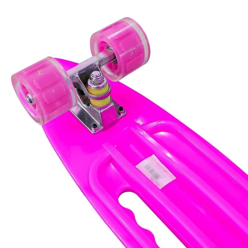 SKATE PENNY CRUISER PATINETA UNICORNIO PINK RUEDAS LED NIÑOS - 3