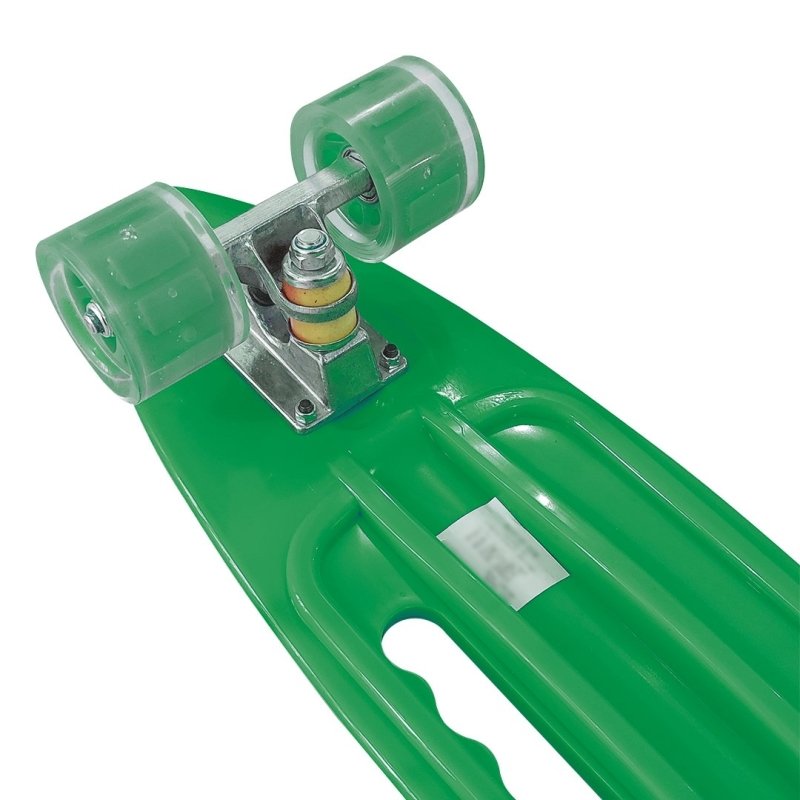 SKATE PENNY CRUISER PATINETA GREEN MONSTER RUEDAS LED NIÑOS - 3