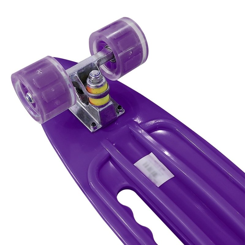 SKATE PENNY CRUISER PATINETA COLORED FACE RUEDAS LED NIÑOS - 3