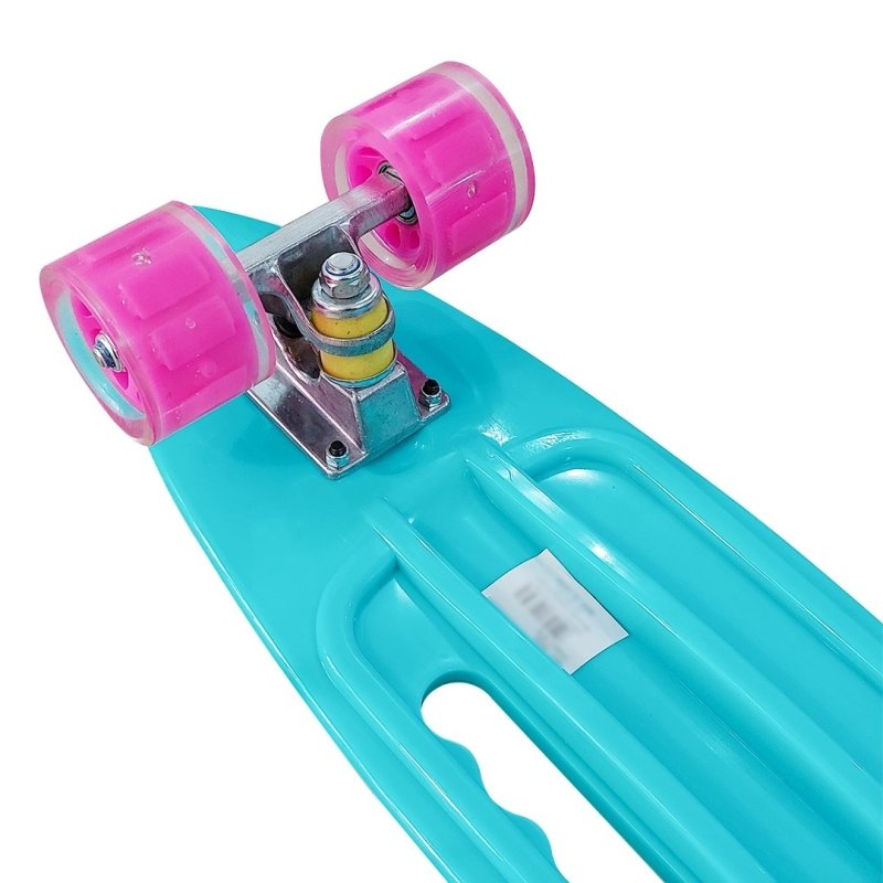 SKATE PENNY CRUISER PATINETA UNICORNIO GREEN RUEDAS LED - 3