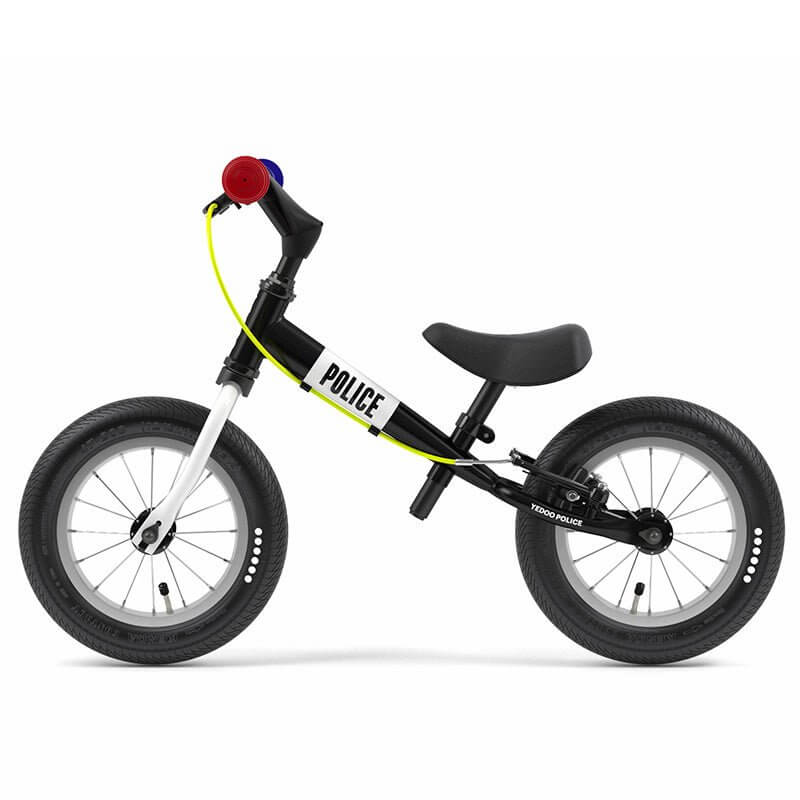 BICICLETA APRENDIZAJE SIN PEDALES YEDOO POLICE ARO 12 NIÑOS - 1