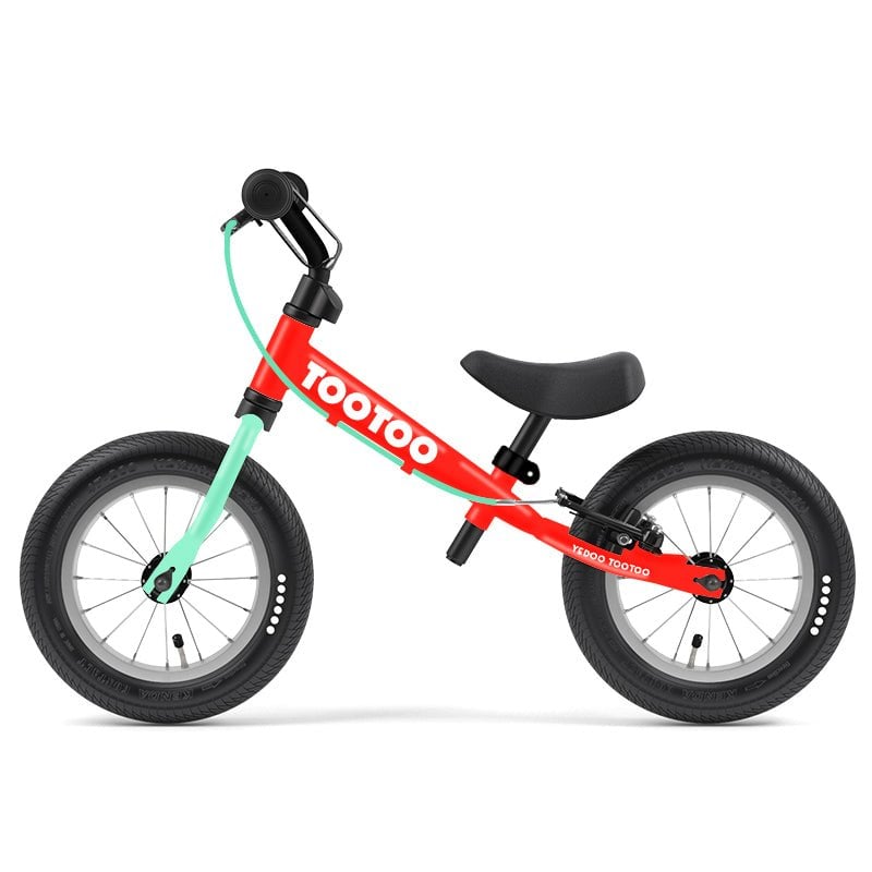 BICICLETA APRENDIZAJE SIN PEDALES YEDOO TOOTOO 13109 RED ORANGE ARO 12 NIÑOS - 1