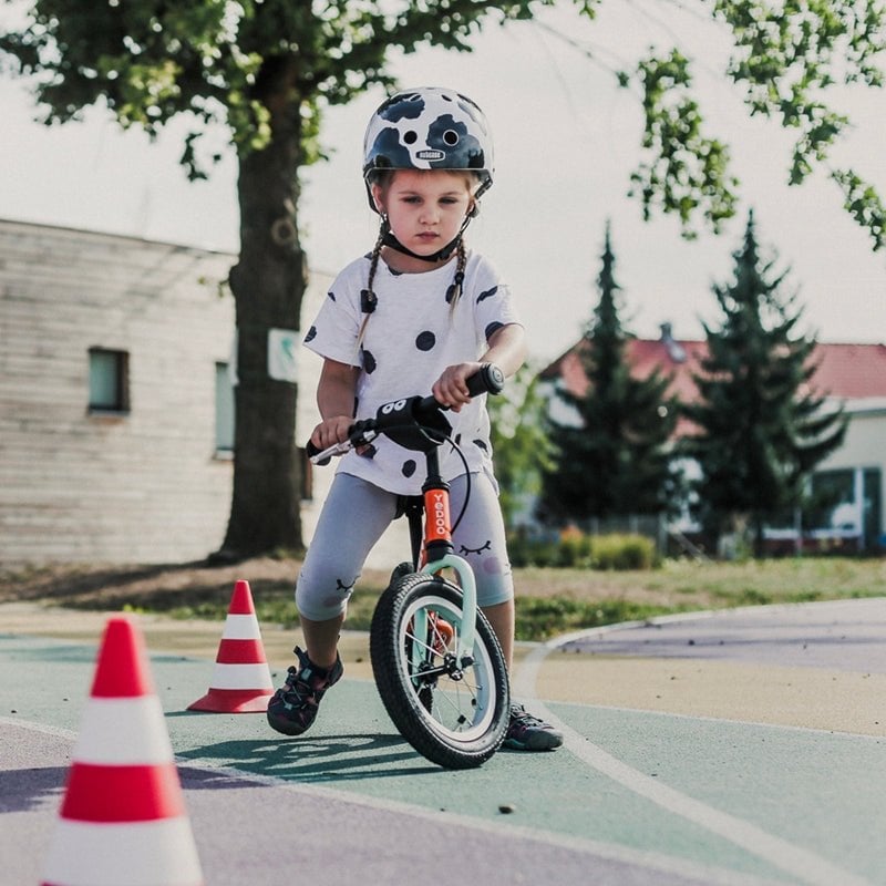 BICICLETA APRENDIZAJE SIN PEDALES YEDOO ONETOO RED ORANGE ARO 12 NIÑOS - 2
