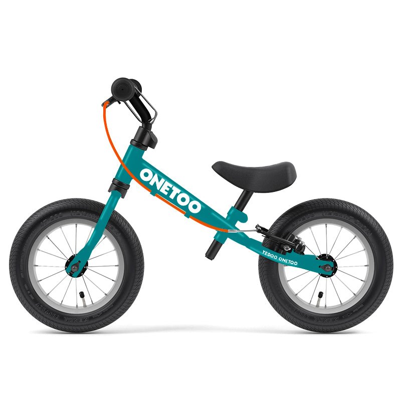 BICICLETA APRENDIZAJE SIN PEDALES YEDOO ONETOO TEAL BLUE ARO 12 NIÑOS - 1
