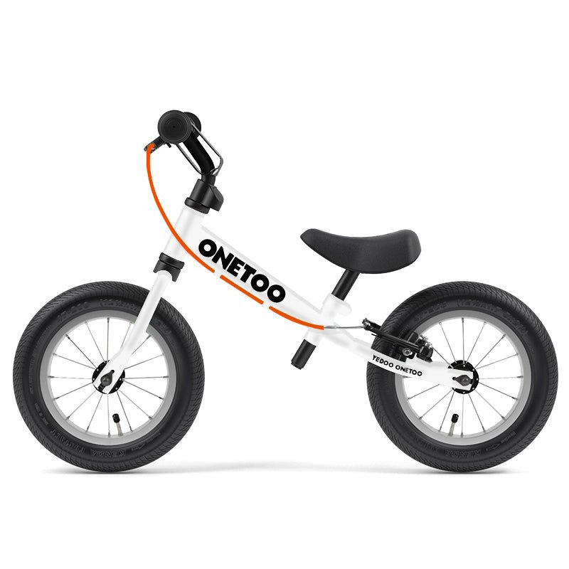 BICICLETA APRENDIZAJE SIN PEDALES YEDOO ONETOO WHITE ARO 12 NIÑOS - 1