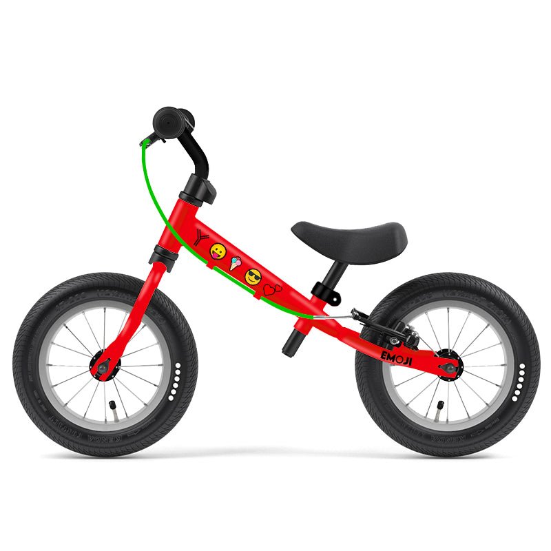 BICICLETA APRENDIZAJE SIN PEDALES YEDOO TOOTOO EMOJI RED ARO 12 - 1