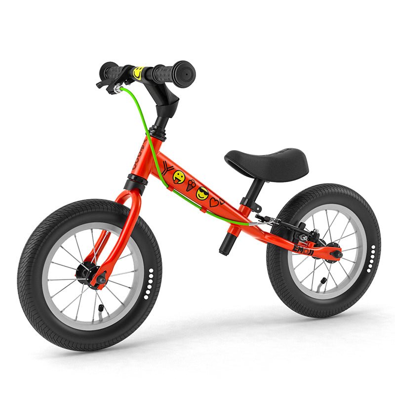 BICICLETA APRENDIZAJE SIN PEDALES YEDOO TOOTOO EMOJI RED ARO 12 - 2