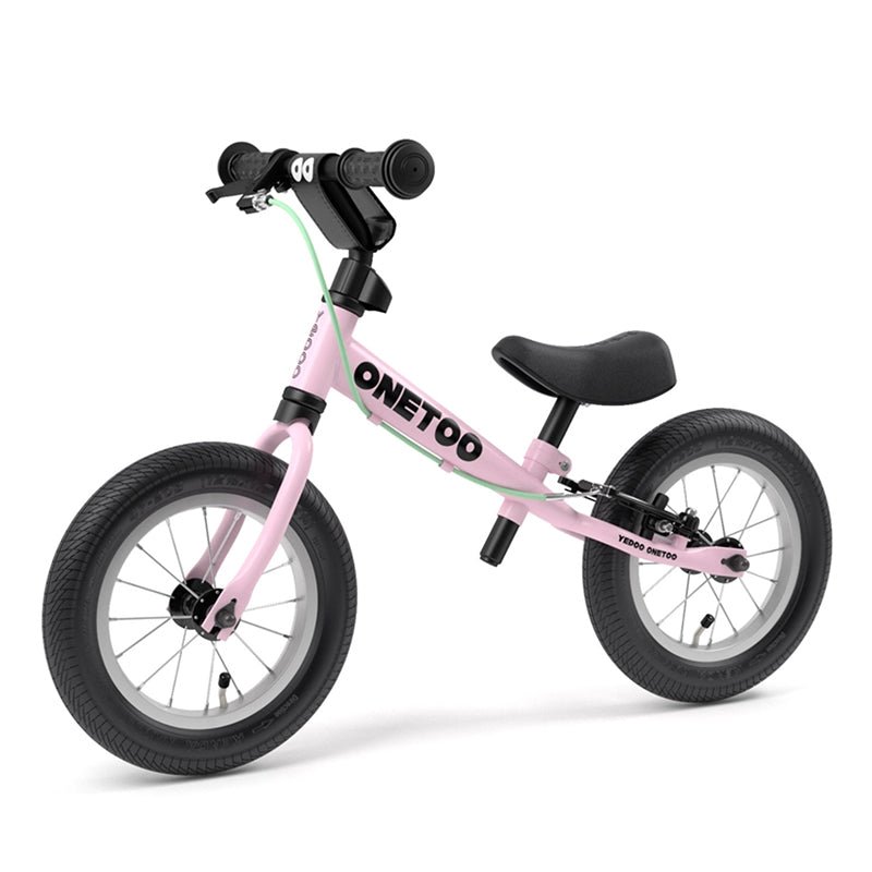 BICICLETA APRENDIZAJE SIN PEDALES YEDOO ONETOO CANDY PINK ARO 12 NIÑOS - 2