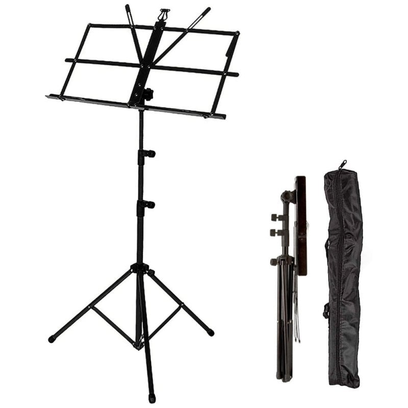 ATRIL DE PARTITURA ALTURA REGULABLE PLEGABLE CON FUNDA - 2
