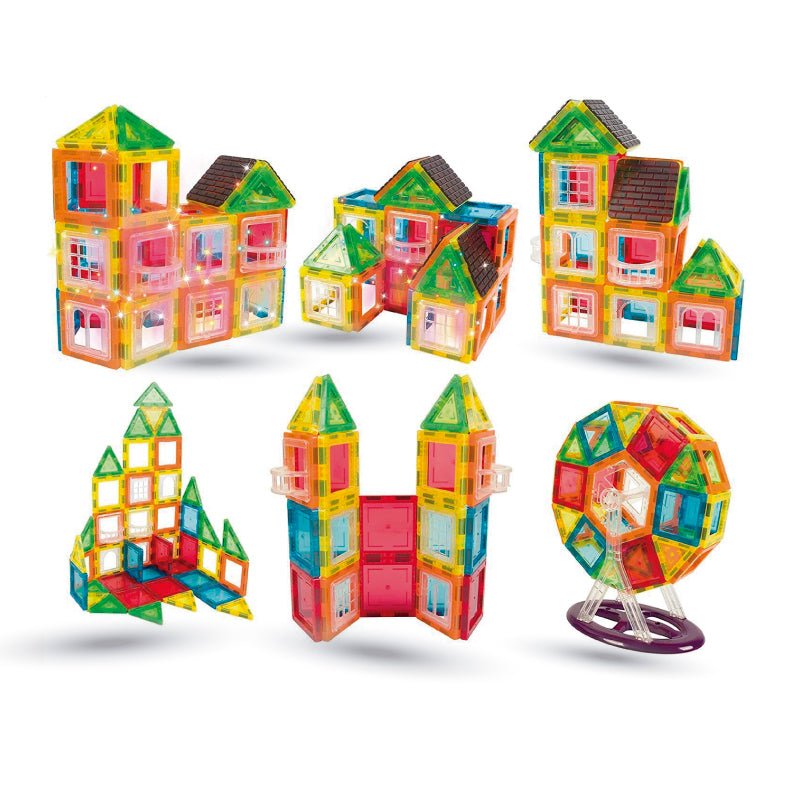 JUEGO BLOCK MAGNETICO 70 PIEZAS DESTREZA HABILIDAD NIÑOS - 5