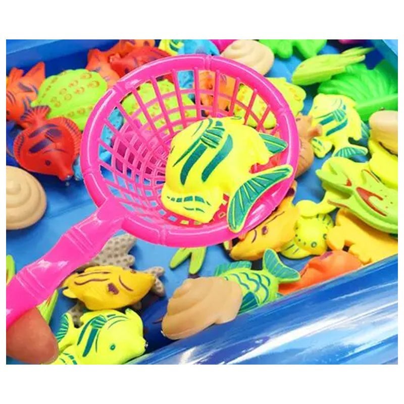 JUEGO DE PESCA 36 PIEZAS PISCINA CUADRADA NIÑOS JUGUETE - 3