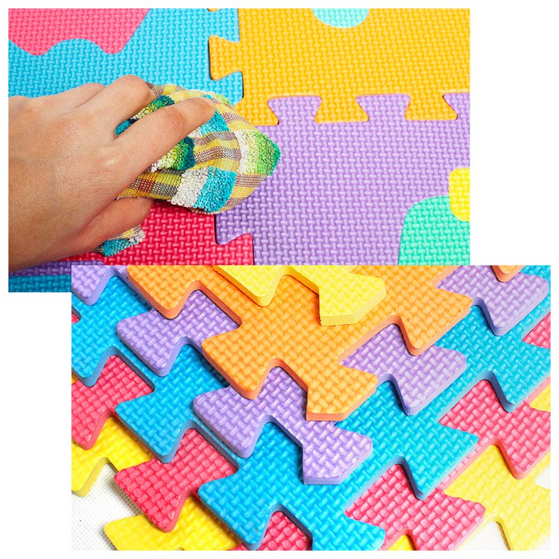 ALFOMBRA GOMA EVA SET 10 CUADROS NUMEROS 30X30 BEBES NIÑOS - 4
