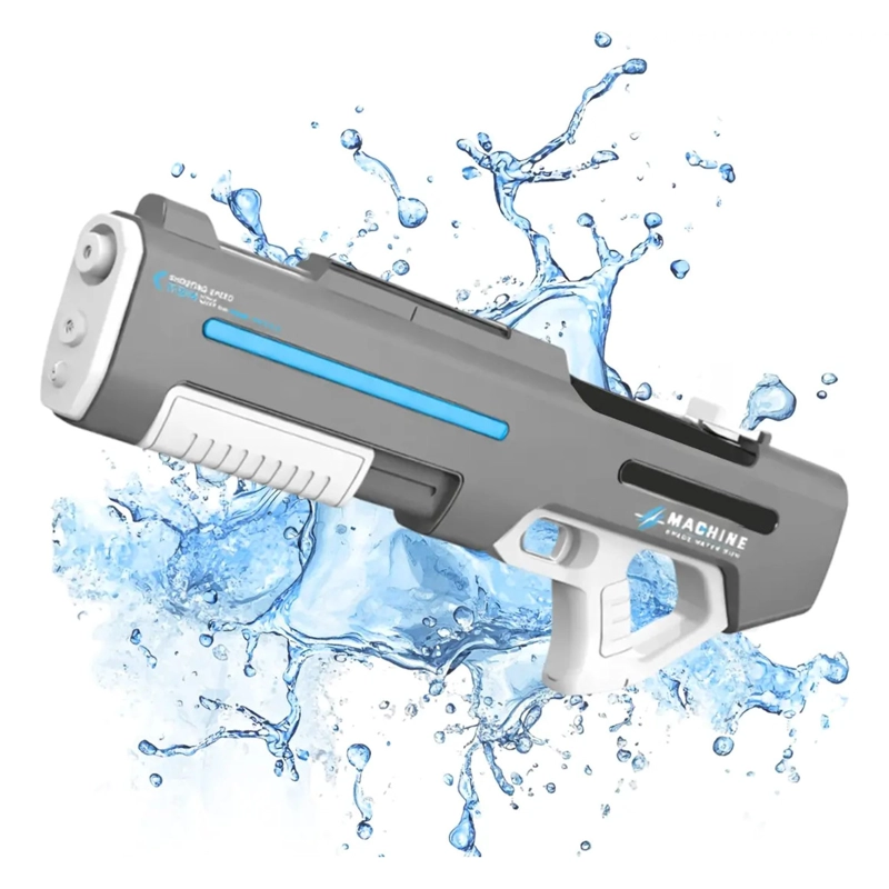 PISTOLA DE AGUA ELECTRICA RECARGABLE GRANDE NIÑOS JUGUETE - 1