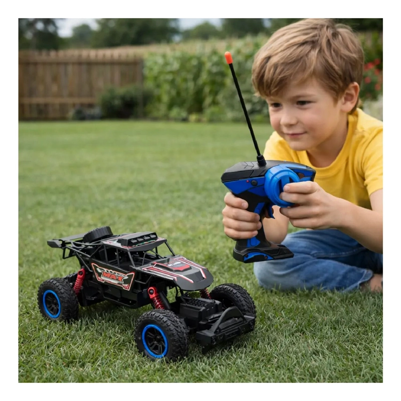 AUTO TODOTERRENO 4X4 CONTROL REMOTO RECARGABLE JUGUETE NIÑOS - 2