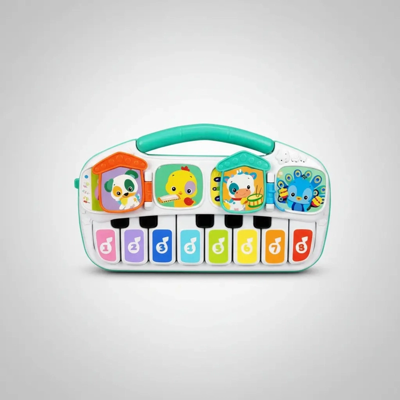 PIANO MUSICAL JUGUETE BEBE  ANIMALES SONIDOS BABY CLEMENTONI - 4