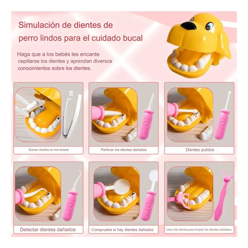 SET DOCTOR JUGUETE 75 PIEZAS ROSADO MALETIN ME DICO NIÑOS - 3
