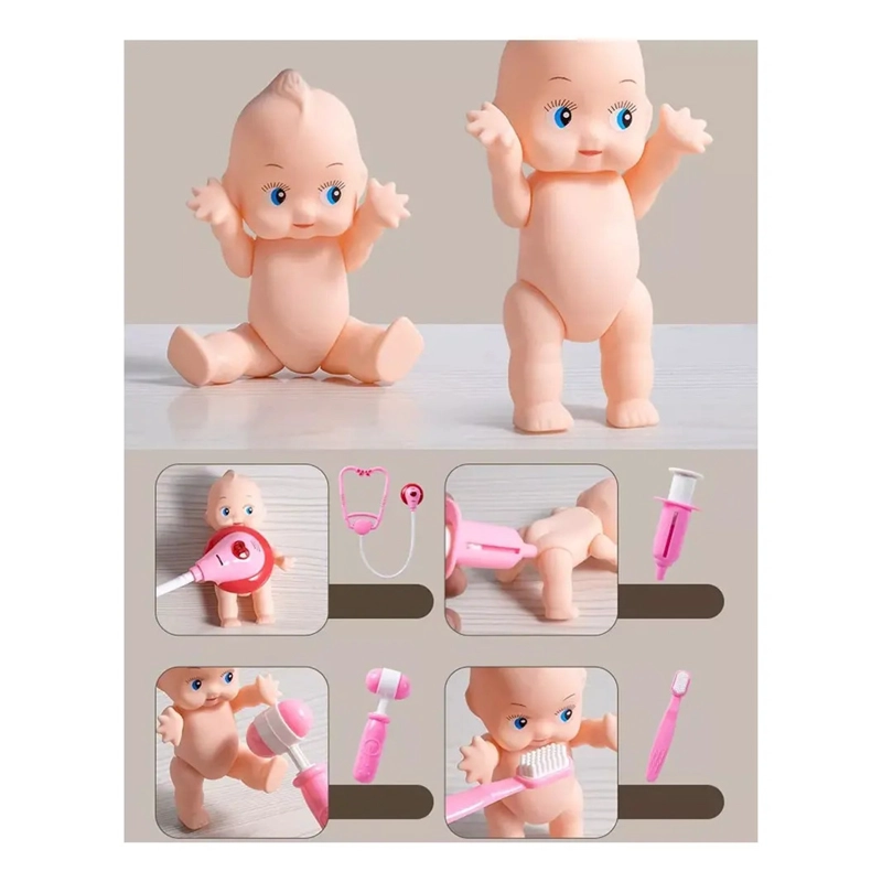 SET DOCTOR JUGUETE 75 PIEZAS ROSADO MALETIN ME DICO NIÑOS - 9