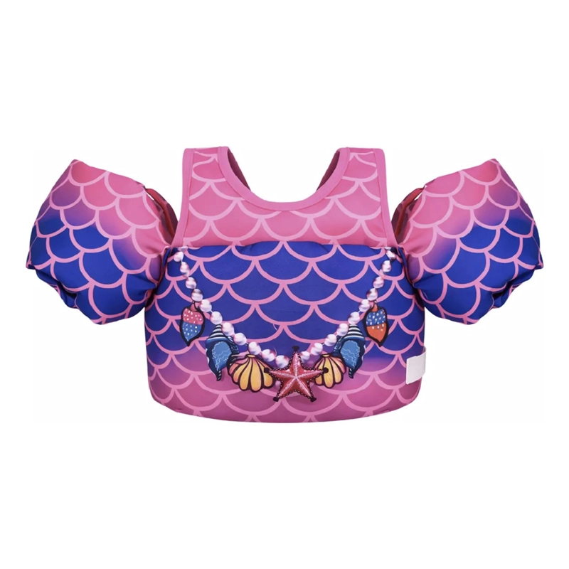 CHALECO FLOTADOR ALITAS SIREN PEARLS 2 A 6 AÑOS NIÑAS - 1
