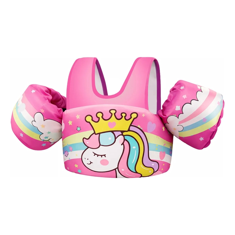 CHALECO FLOTADOR ALITAS UNICORNIO QUEEN 2 A 6 AÑOS NIÑAS - 1