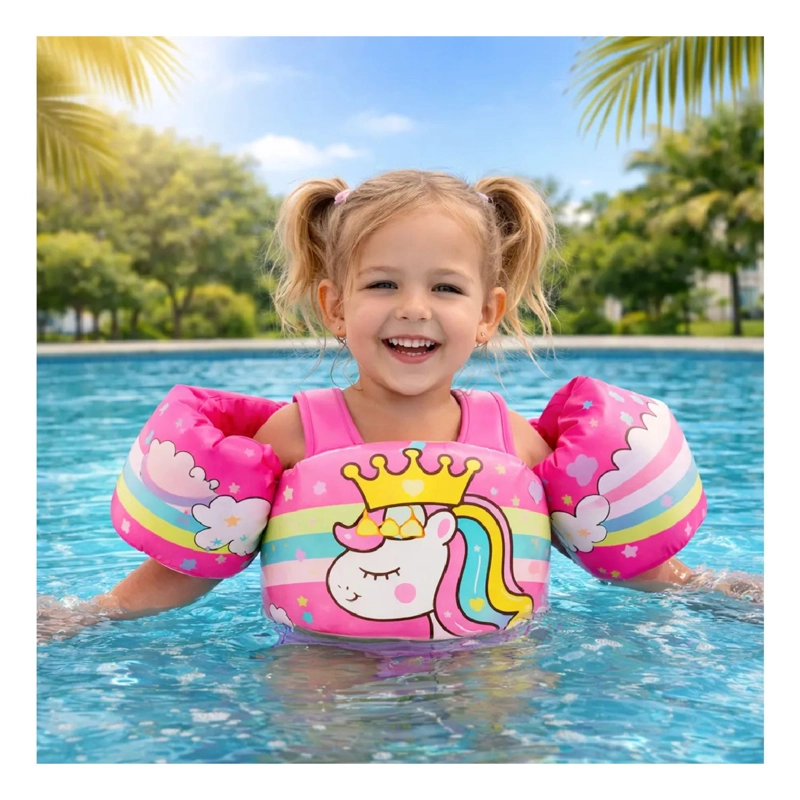 CHALECO FLOTADOR ALITAS UNICORNIO QUEEN 2 A 6 AÑOS NIÑAS - 2