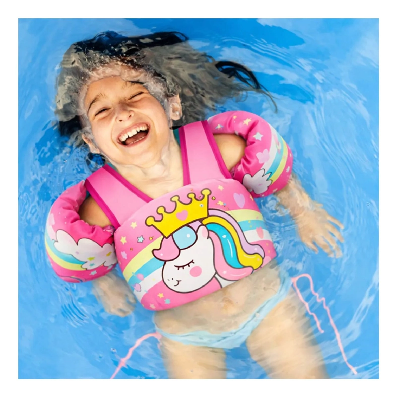 CHALECO FLOTADOR ALITAS UNICORNIO QUEEN 2 A 6 AÑOS NIÑAS - 4