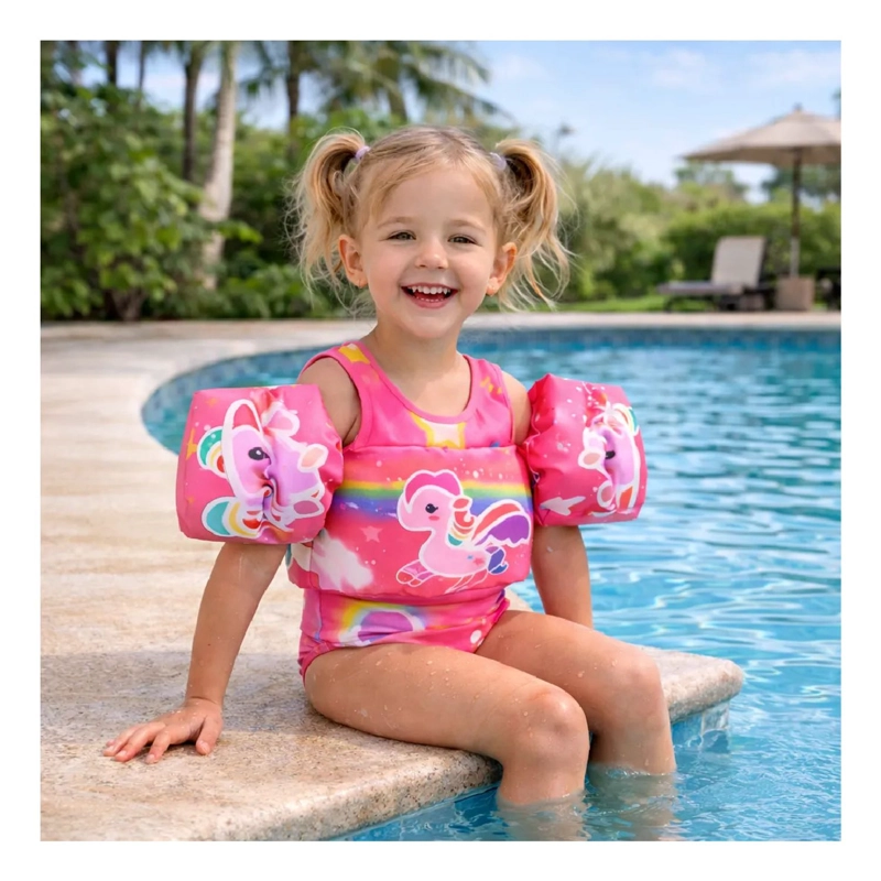 CHALECO FLOTADOR ALITAS UNICORNIO PINK 2 A 6 AÑOS NIÑAS - 4