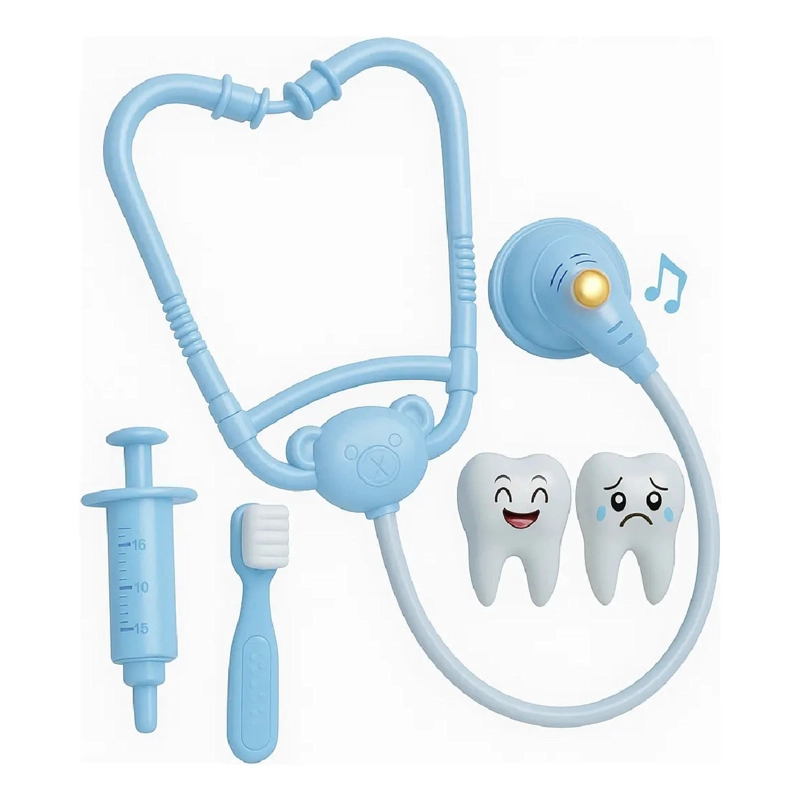 SET DOCTOR JUGUETE 75 PIEZAS AZUL MALETIN ME DICO JUEGO NIÑOS - 2