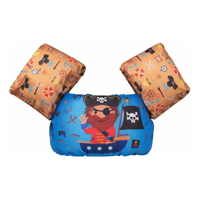 CHALECO FLOTADOR ALITAS PIRATA 2 A 6 AÑOS INFANTIL PISCINA - 1