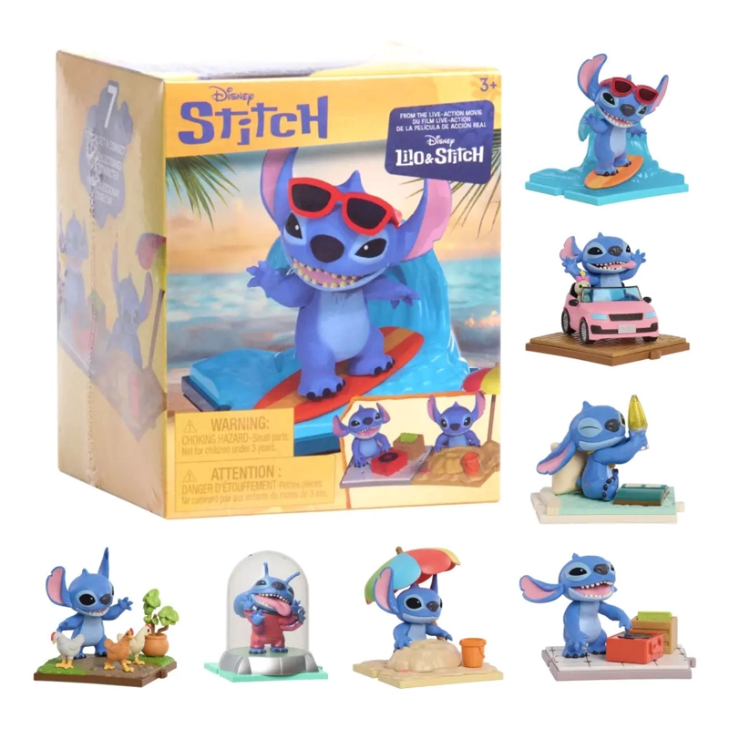 CAJA SORPRESA STITCH DISNEY FIGURAS COLECCIONABLES JUGUETE - 1