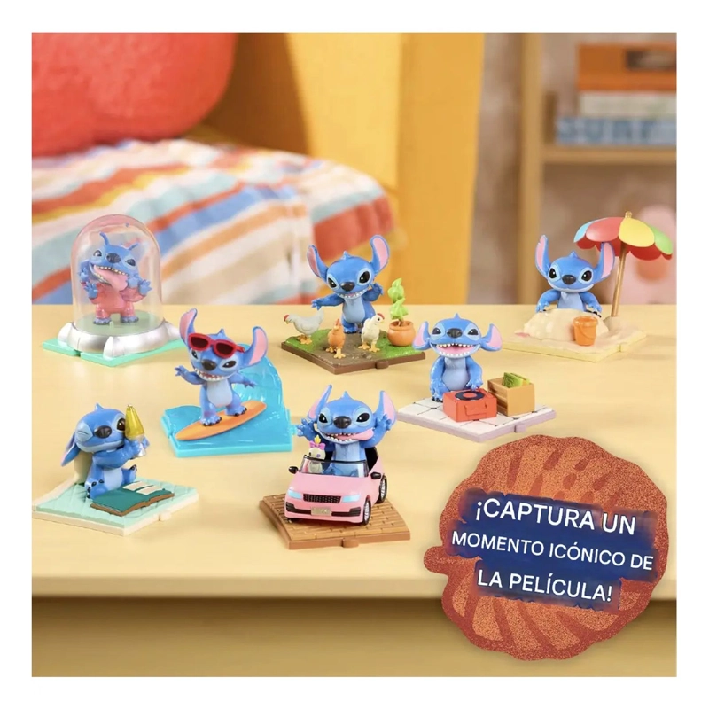 CAJA SORPRESA STITCH DISNEY FIGURAS COLECCIONABLES JUGUETE - 3