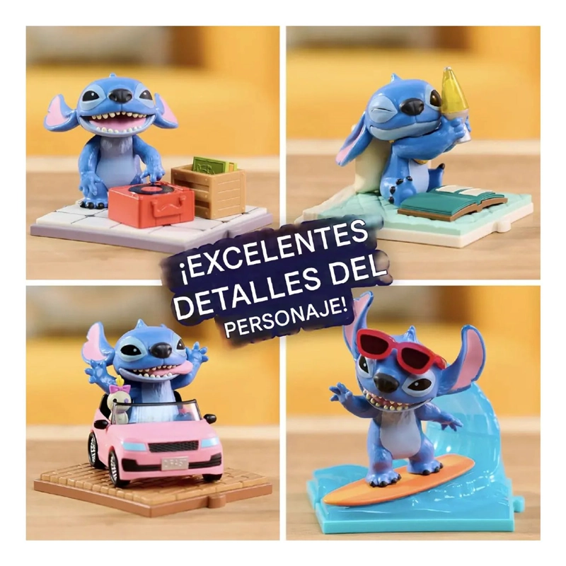 CAJA SORPRESA STITCH DISNEY FIGURAS COLECCIONABLES JUGUETE - 7