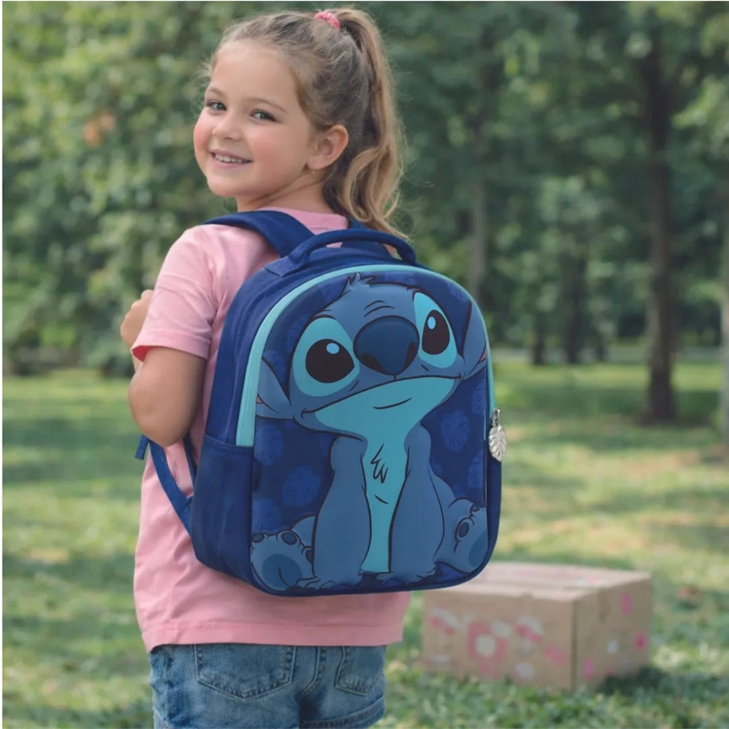 MOCHILA STITCH 3D ESCOLAR INFANTIL NIÑA DISNEY ORIGINAL - 2
