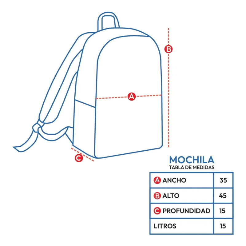 MOCHILA STITCH 3D ESCOLAR INFANTIL NIÑA DISNEY ORIGINAL - 5