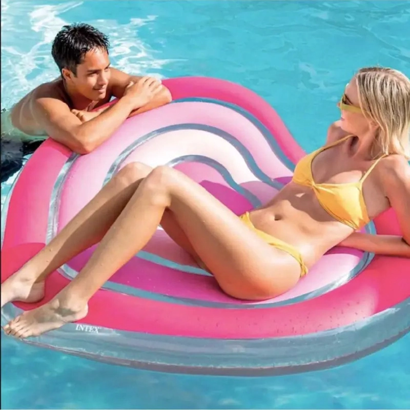 FLOTADOR INFLABLE CORAZON SWEETHEART 155X135CM INTEX 58727 - 2