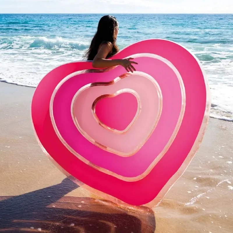FLOTADOR INFLABLE CORAZON SWEETHEART 155X135CM INTEX 58727 - 3