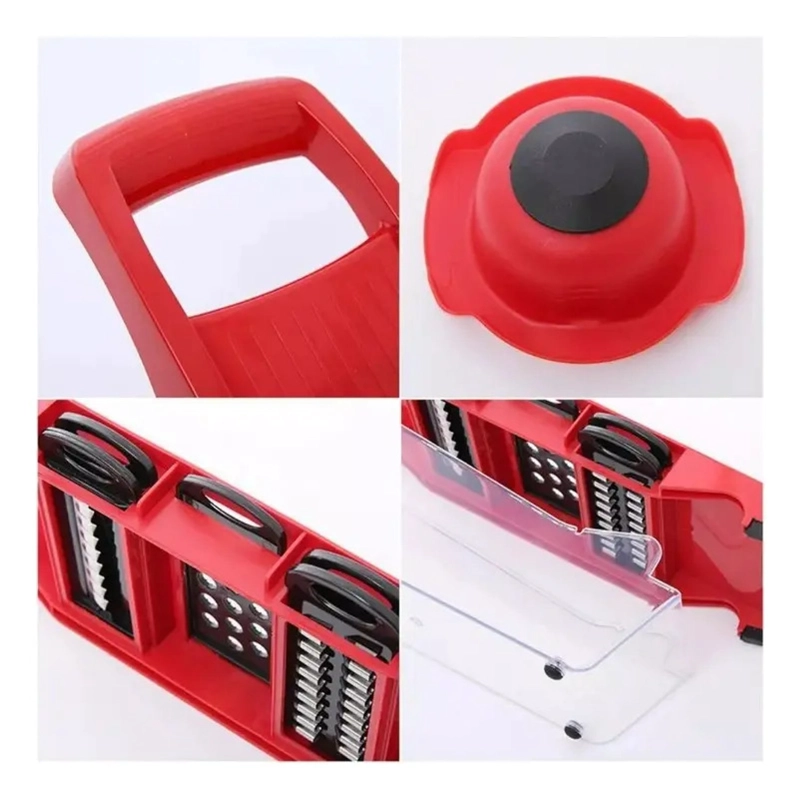 CORTADOR PICADOR VERDURAS 6 EN 1 MANDILONA RALLADOR COCINA - 5
