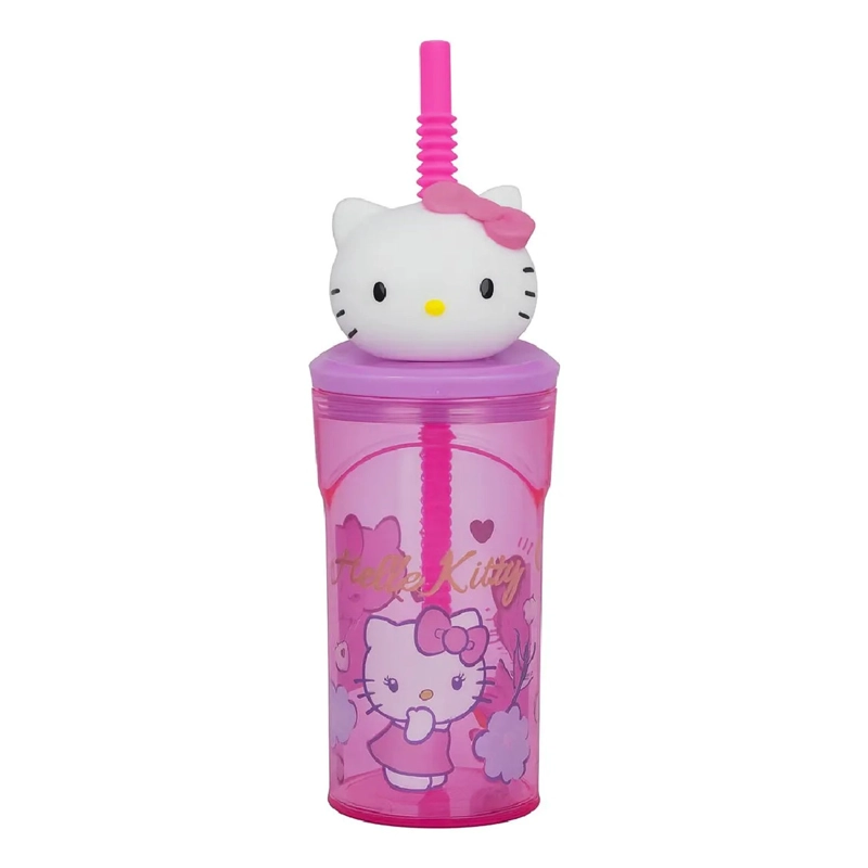 TOMATODO HELLO KITTY VASO 3D BPA FREE ORIGINAL NIÑAS - 1