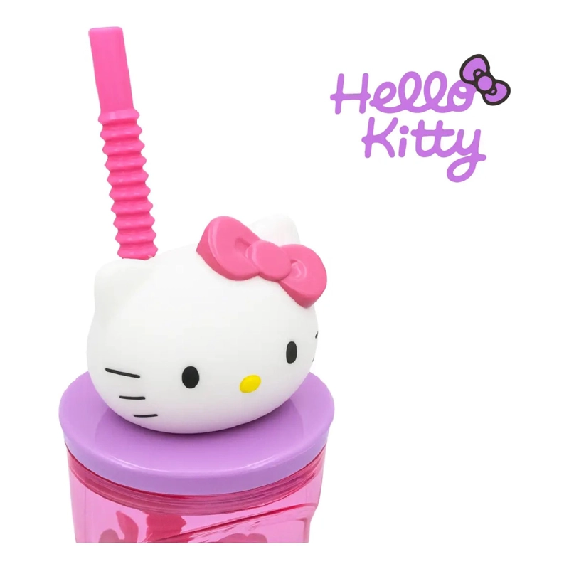 TOMATODO HELLO KITTY VASO 3D BPA FREE ORIGINAL NIÑAS - 5