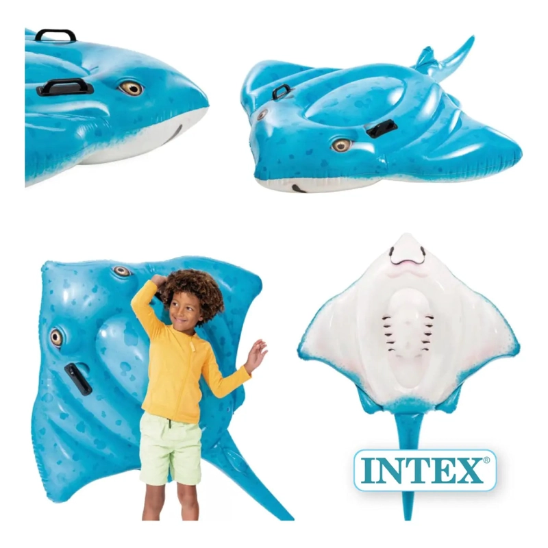 FLOTADOR INFLABLE MANTARRAYA 185CM INTEX 57576 - 4