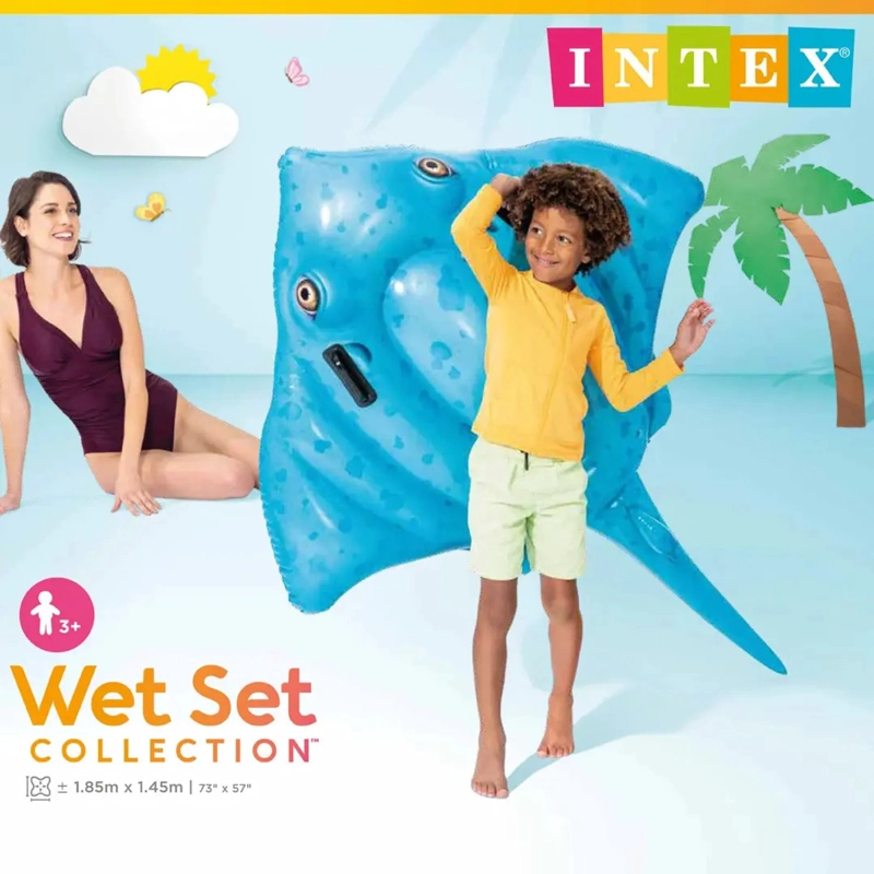 FLOTADOR INFLABLE MANTARRAYA 185CM INTEX 57576 - 5