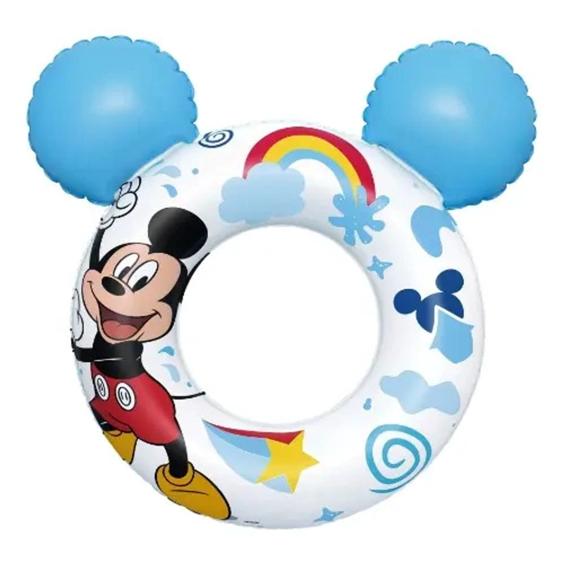 FLOTADOR ARO INFLABLE MICKEY MOUSE 76CM DISNEY BESTWAY 9102K - 1