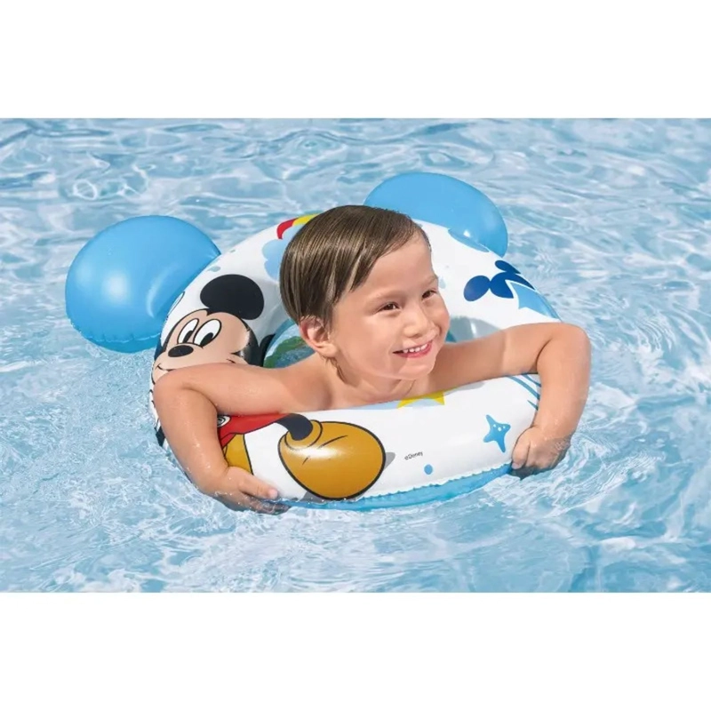 FLOTADOR ARO INFLABLE MICKEY MOUSE 76CM DISNEY BESTWAY 9102K - 2