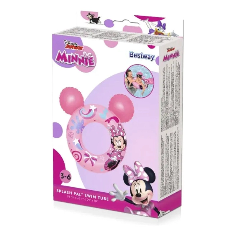 FLOTADOR ARO INFLABLE MINNIE MOUSE 76CM DISNEY BESTWAY 9102N - 5