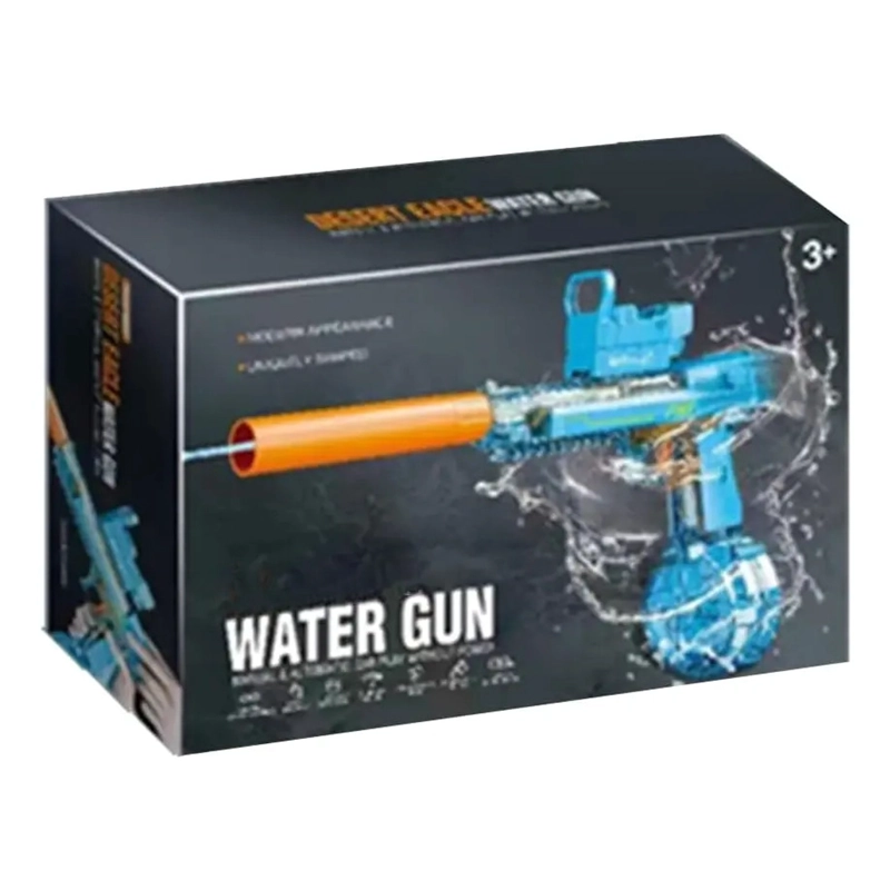PISTOLA DE AGUA ELECTRICA RECARGABLE POTENTE NIÑOS JUGUETE - 8